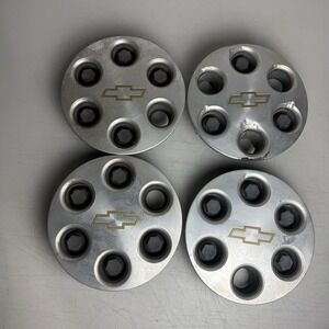 1999-2004 Chevrolet Astro Silverado Tahoe Set 4 Center Caps 15004143 OEM READ